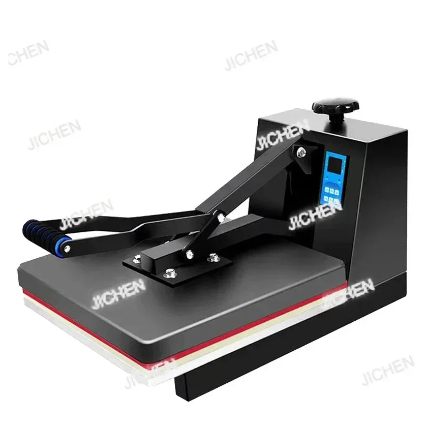 JC NewEmbossing آلة الحرارة الصحافة شقة آلة الصحافة الحرارة الصحافة 38*38 40*50 40*60 قميص الطباعة Machi