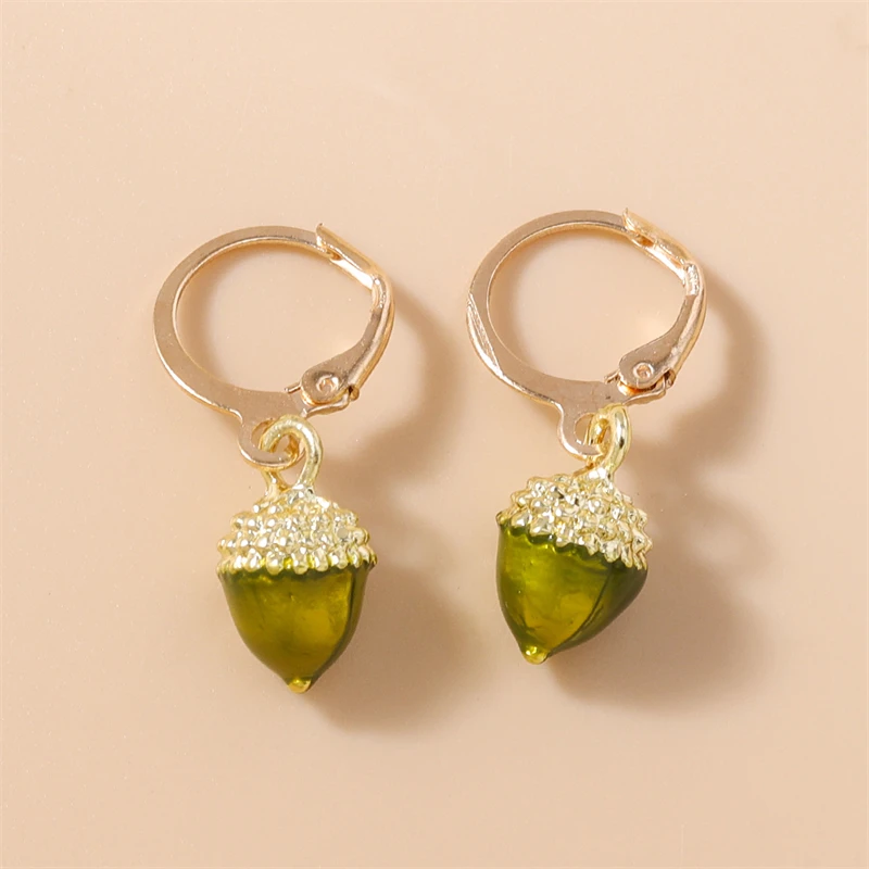 Modische Frucht-Ohrringe für Damen, Erdbeere, Apfel, Mais, Chili, Hängeohrringe, Mädchen, Party, Festival, Schmuck, Geschenke – Detail 30