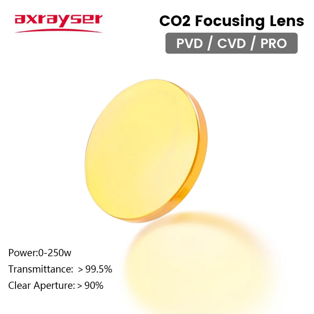 Axrayser CO2 Focusing Lens USA CVD China PVD ZnSe Dia.15 18 19.05 FL38.1 50.8 63.5 for CO2 Laser Engraving Cutting Machine - Image 4