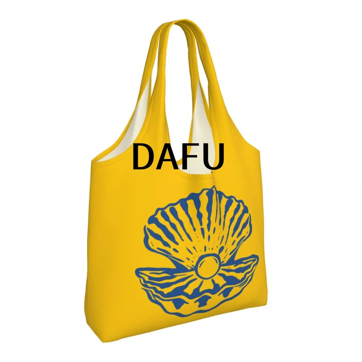 Ocean's Hidden Treasure Large Capacity Canvas Tote Bag Single Shoulder Work Commute Bag For Women Eco-Friendly Shopping Bag