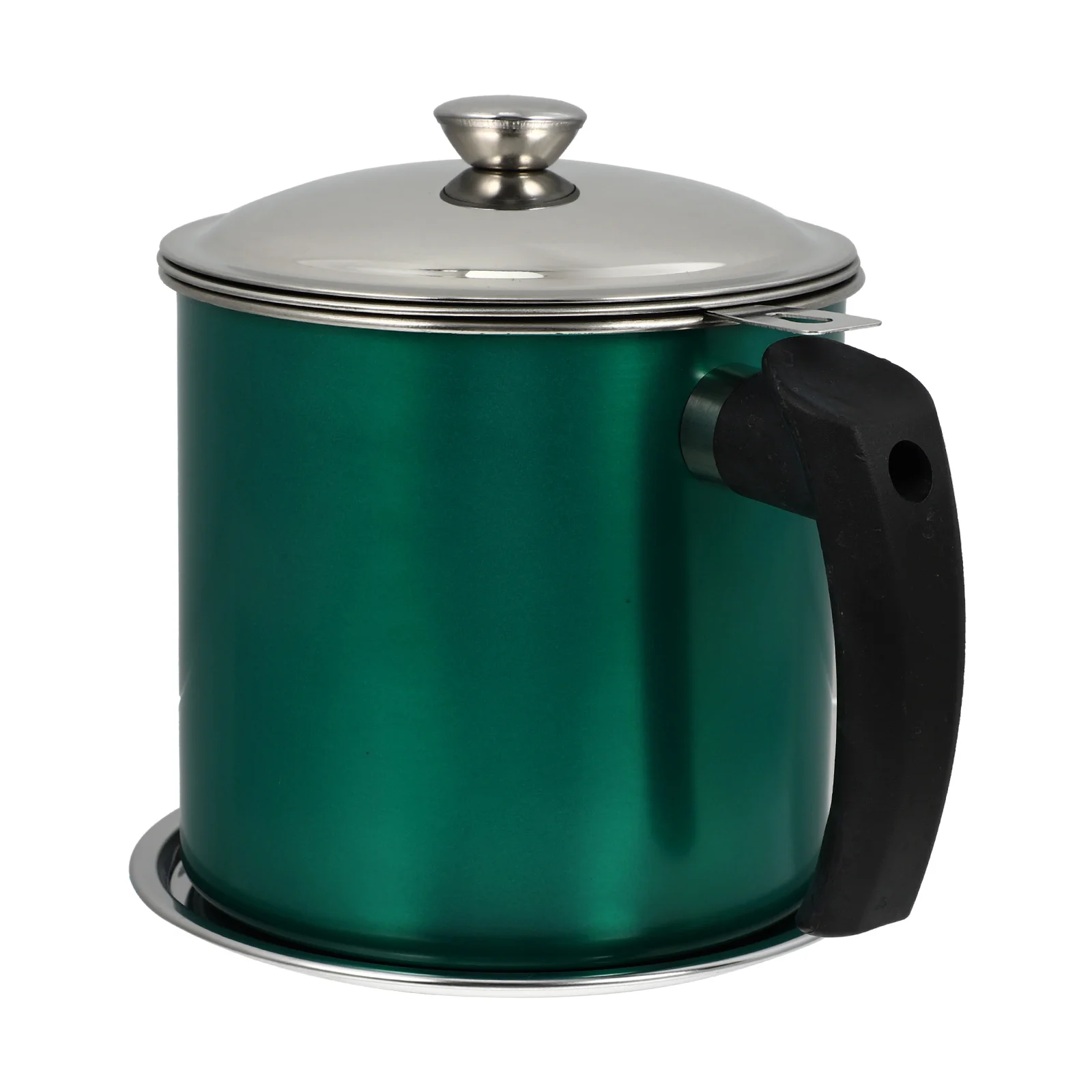 

1Pcs Kitchen Oil Storage Bottle with Anti Drop Design Smooth Pouring Oil Strainer Pot Stainless Steel