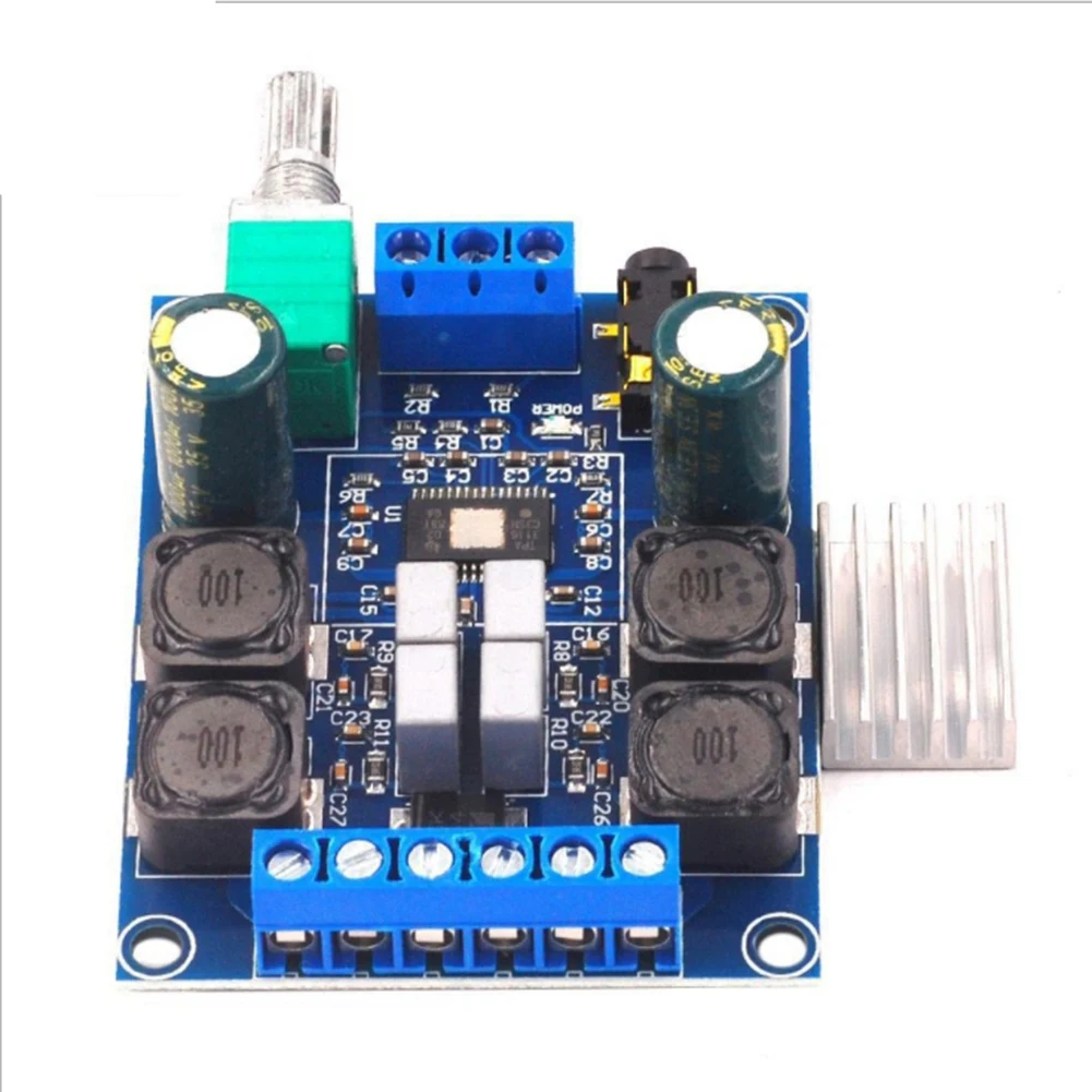 สเตอริโอ2 CH 2 CH บอร์ดขยายกำลังเสียงระบบดิจิตอล50Wx2 TPA3116D2ที่มีประสิทธิภาพสูง XY-502ป้องกันย้อนกลับ