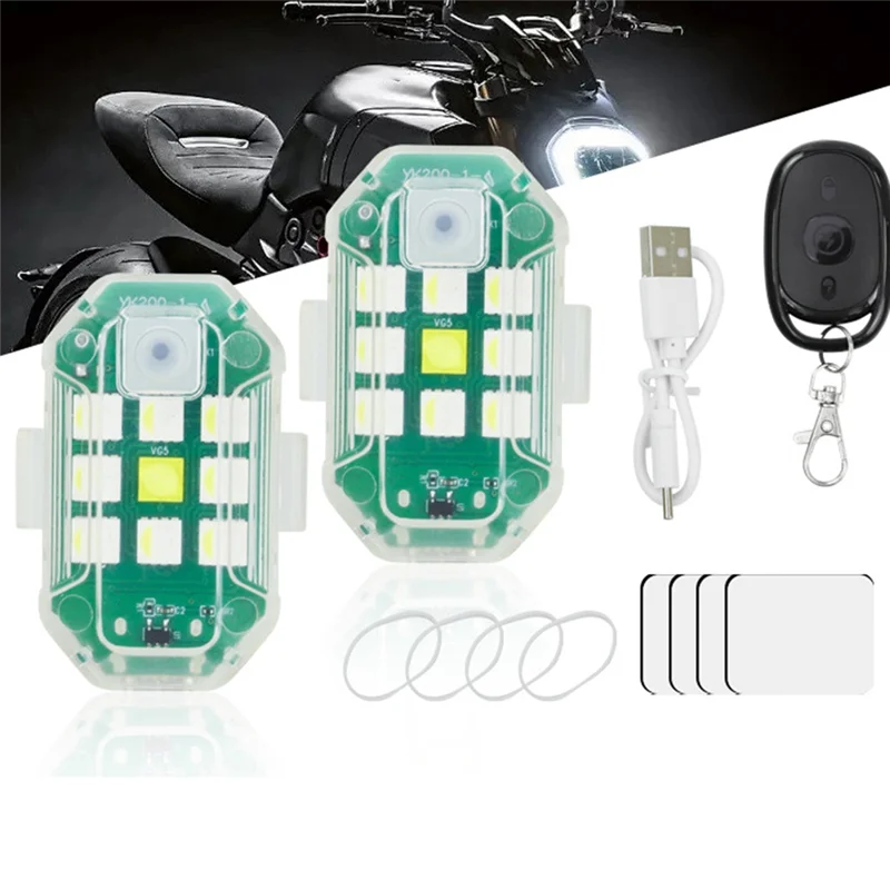 Mettre en évidence la télécommande sans fil LED lumière stroboscopique Drone lumière stroboscopique avion lumières stroboscopiques