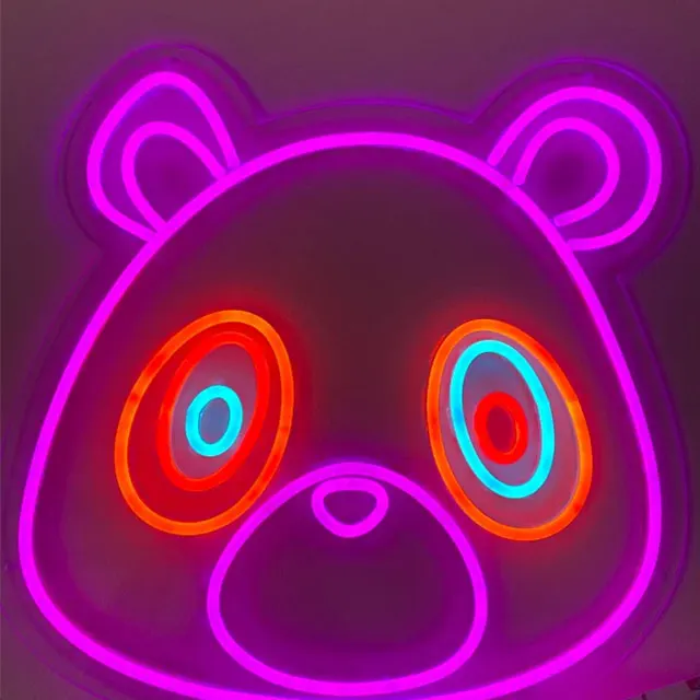 Bear Neon Signs Graduation Bear Signs Home Room Decor Kids Room Wall Decor Birthday Gifts for Her