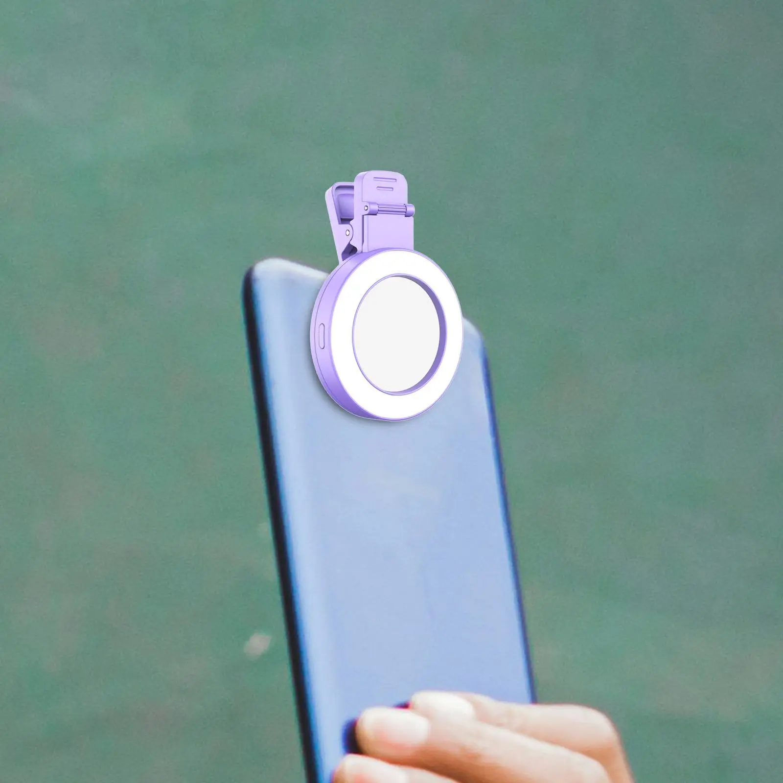 Phone Fill Light Mirror Stable Clip Phone Selfie Ring Light for Phone Camera