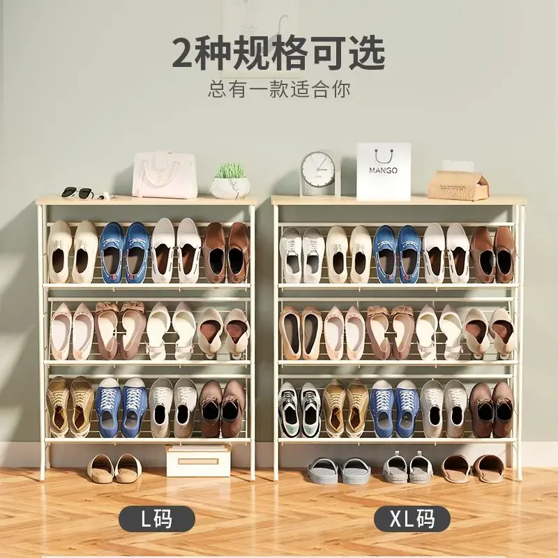 Entrance Door Porch Shoe Cabinet Household Shoe Storage Rack Multi-layer Rack Space Saving Simple Shoe Cabinet Furniture