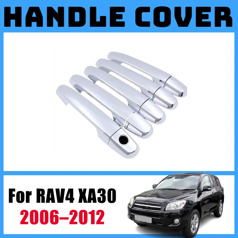 Exterior Door Handle Cover For Toyota RAV4 RAV 4 30 XA30 2006-2012 2008 2009 2010 Auto Door Handle Film Tuning Car Accessories