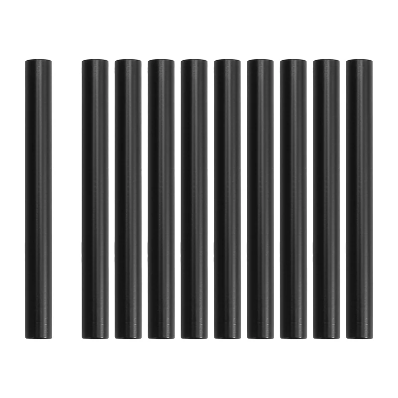 10PCS M2.5*40-D4MM Black Round Aluminum Standoff Column Rods For Quadcopter Pull Rod Black