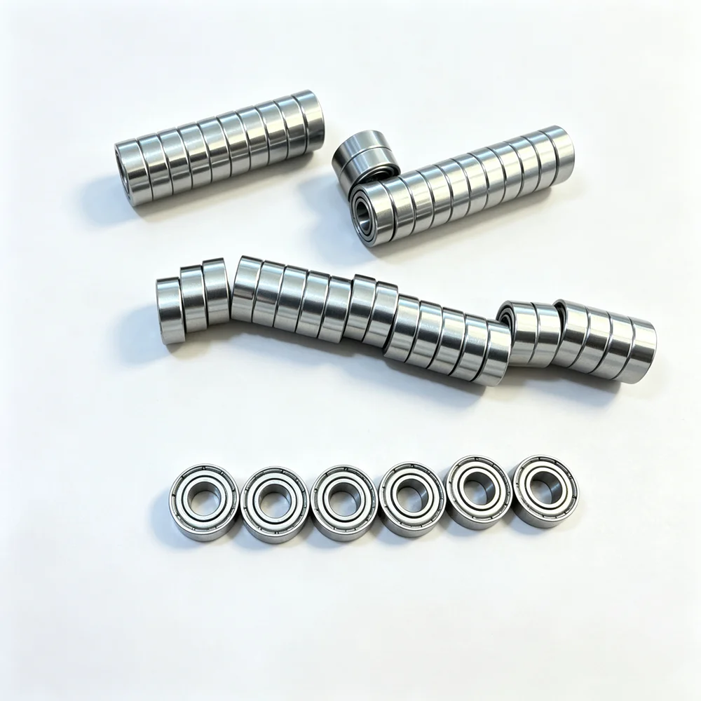 50Pcs MR115ZZ MR115-2RS 5x11x4 mm Deep Groove Ball Bearing Miniature Bearing Advanced High Quality MR115Z MR115