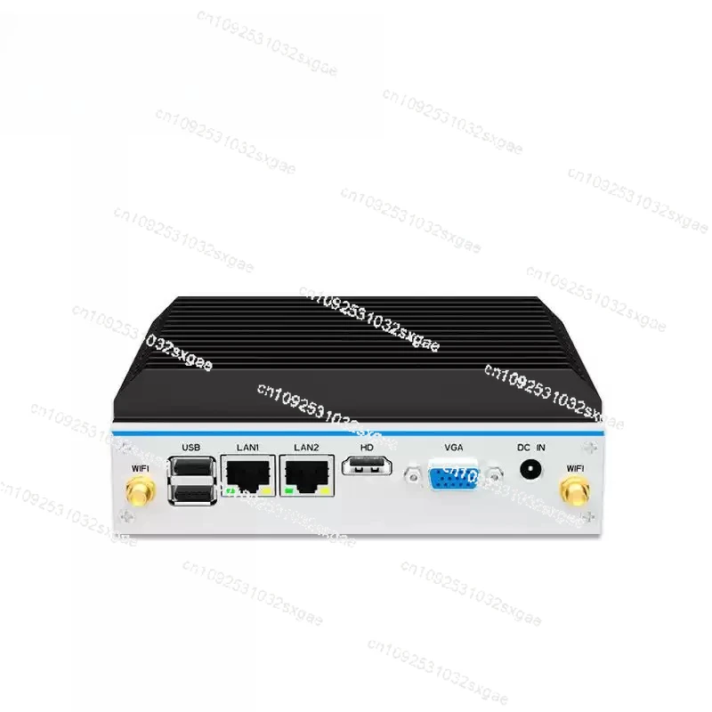 Mini industrial control host dual-network dual-serial fully enclosed embedded RS485 Core i5i7 microcomputer