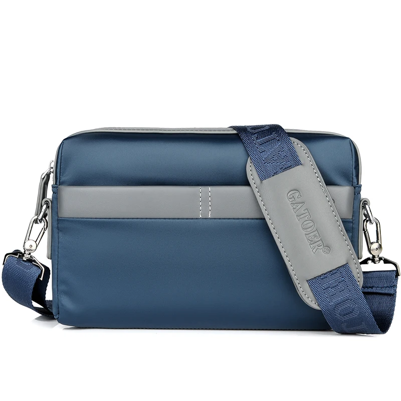Men's Handbag Single Shoulder Satchel Crossbody Bag Clutch Purse Mobile Phone Bag Leather Fashion Accessory
