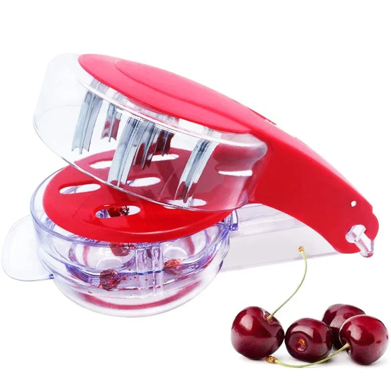 Fruit Cherry Pitter Olive Stoner Core Seed Corer Pitter Olive Remover Stainless Steel Kitchen Accessories Utensils Novel Tools