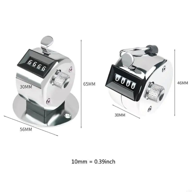 Conteggio manuale U75C Max.9999 Contatore Mini Clicker golf digitale meccanico
