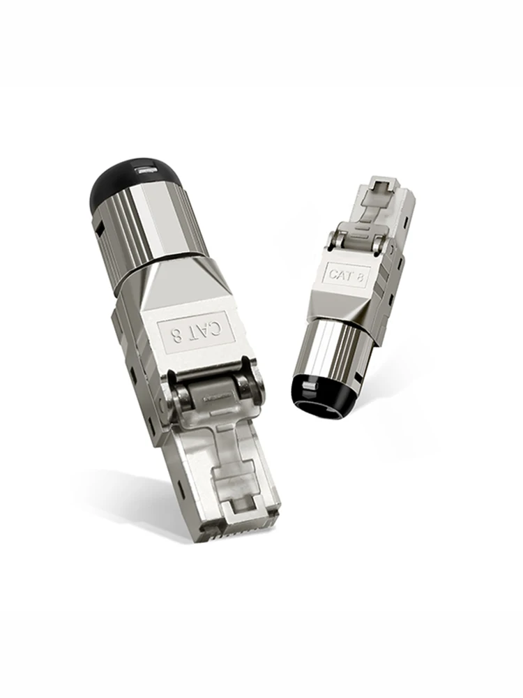 Złącza ZoeRax RJ45 Cat8 Cat7 Cat6A, ekranowane, bezużywające narzędzi wtyki modułowe RJ45, kabel LAN 2000MHz 40G dla przewodów 22AWG-24AWG — zdjęcie produktu 7