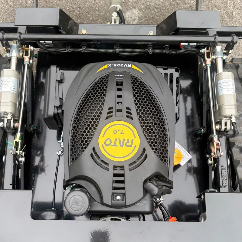 Customized rubber track remote control lawn mower intelligent cordless lawn mower