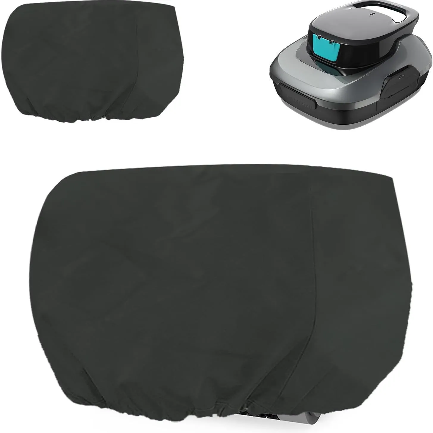 Pool Robot Cleaner Protective Cover Dustproof Cover For Robotic Pool Cleaner Black Polyester 56x46x31cm
