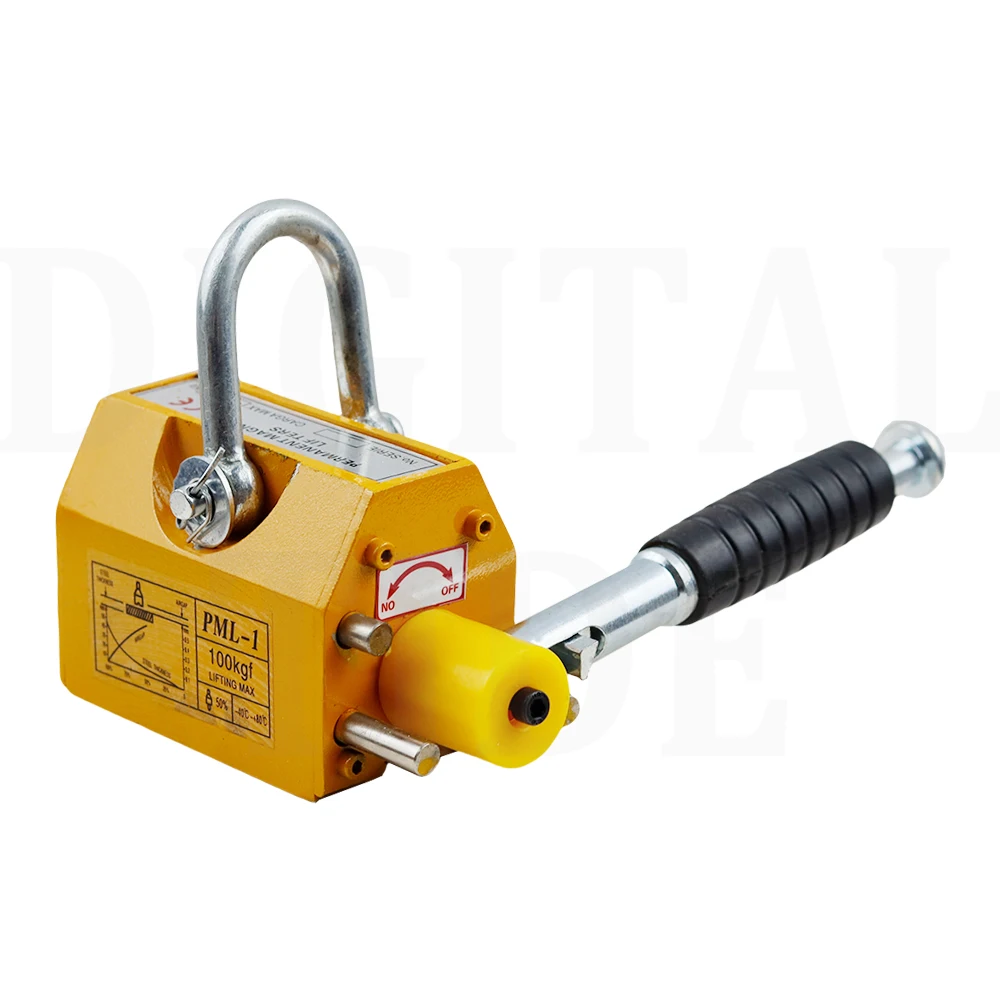 Strong Magnetic Crane Labor-Saving Design Permanent Magnet Sucker Neodymium Magnet Lifter Sucker ﻿100kg
