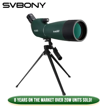 Svbony SV28 50/60/70/80mm longue-vue Zoom puissant avec trépied étanche, équipement de Camping, tir au cible, observation des oiseaux