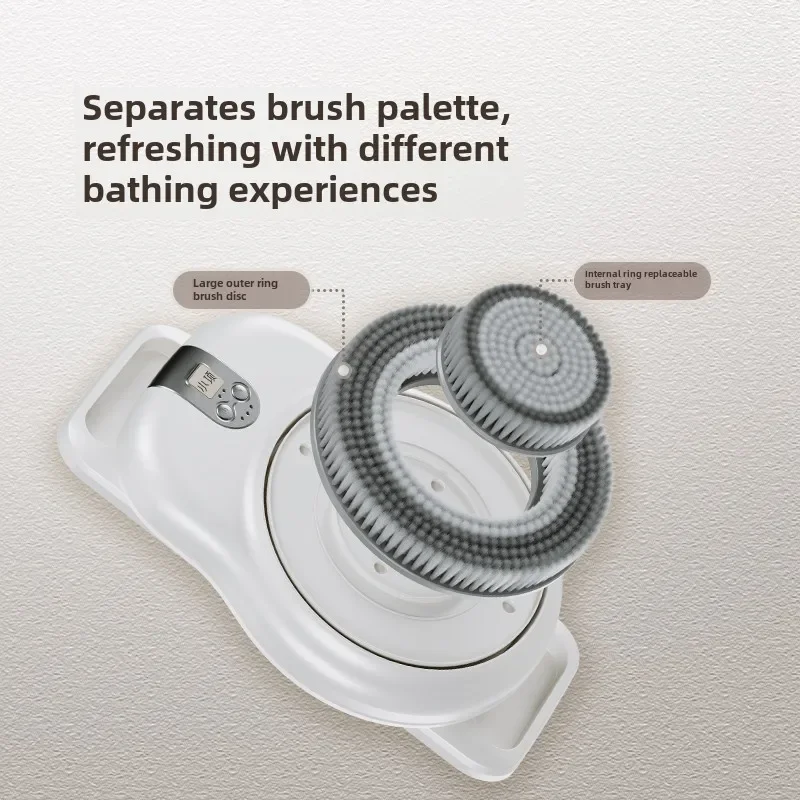 Intelligent Massage Shower Machine, Wall Mounted Electric Shower Brush, Scrubbing Device, Back Rubbing Machine