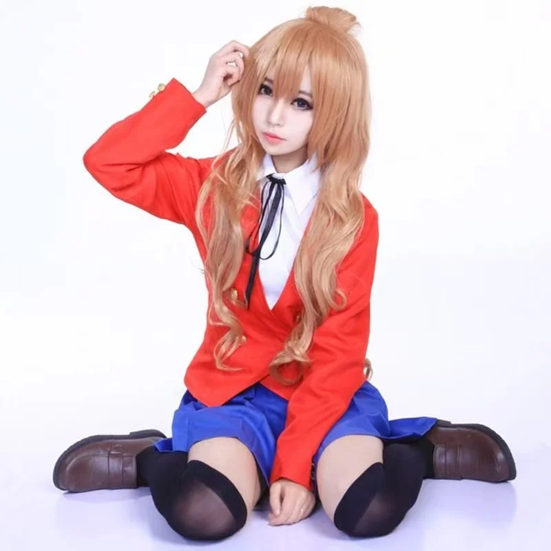 

Taiga Aisaka Cosplay Outfit Toradora Anime School Uniform Complete Set Female