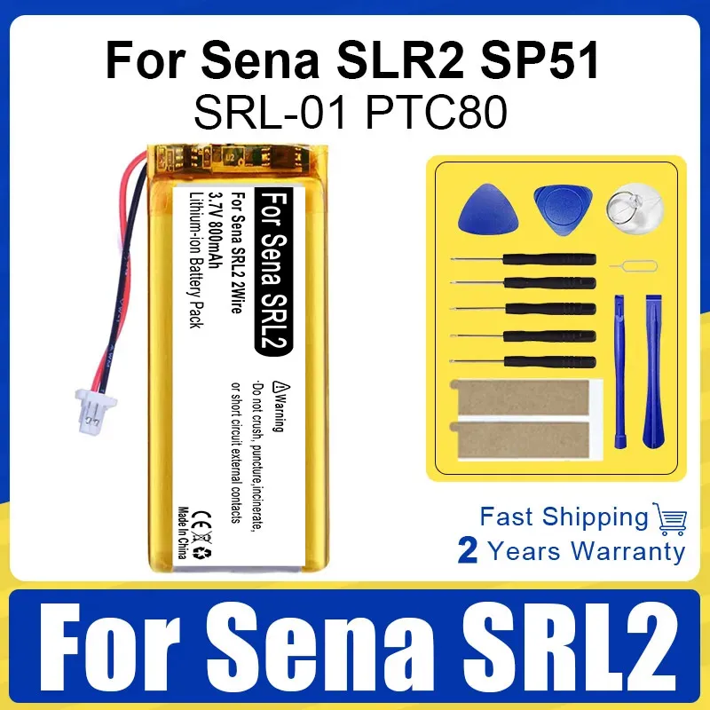 

Brand-New 800mAh Headset Battery for Sena SRL2 SP51 SHOEI GT-Air II,2019 SHOEI Neotec II Headset Battery