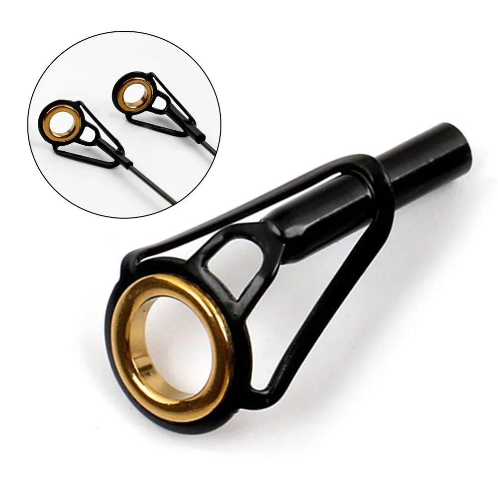 Stainless Steel Fishing Rod Tip Guide Ring Eye Guide With Ring Repair Kit For Outdoor Fishing Tools 5-7.5mm 6 Sizes Repair Tools - Detail 1