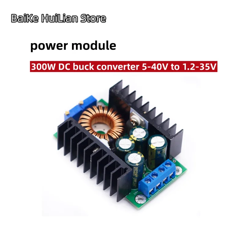 

10pcs/lot DC-DC 9A 300W DC step-down converter 5-40V to 1.2-35V power module 12A step-down