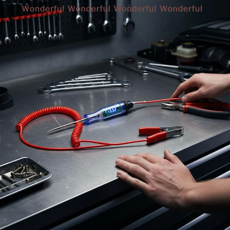 3V To 120V Digital Display Voltage Circuit Tester Multifunction Car Diagnostic Probe Test Pen Electric Measuring Pen Repair To