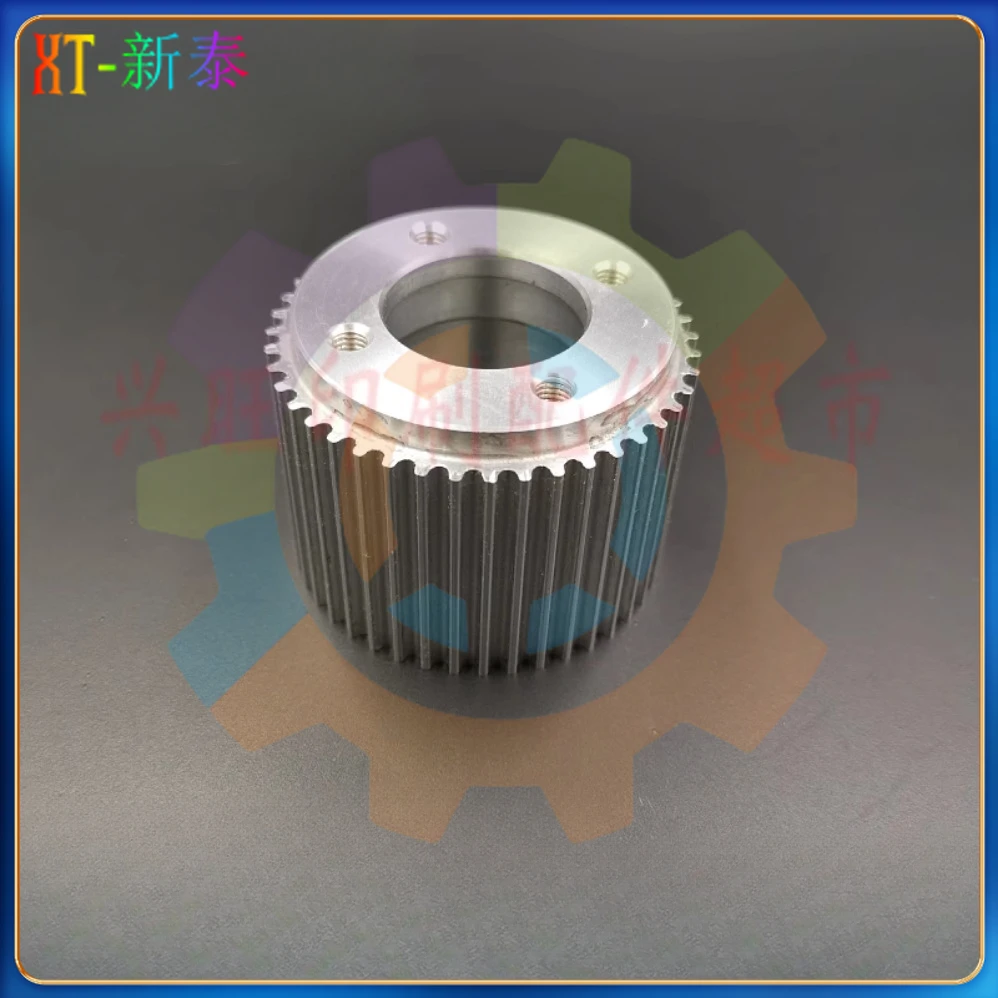 CD102 Printing Machine Belt Synchronous Wheel F2.028.023 Heidelberg 44 Tooth Aluminum Synchronous Wheel