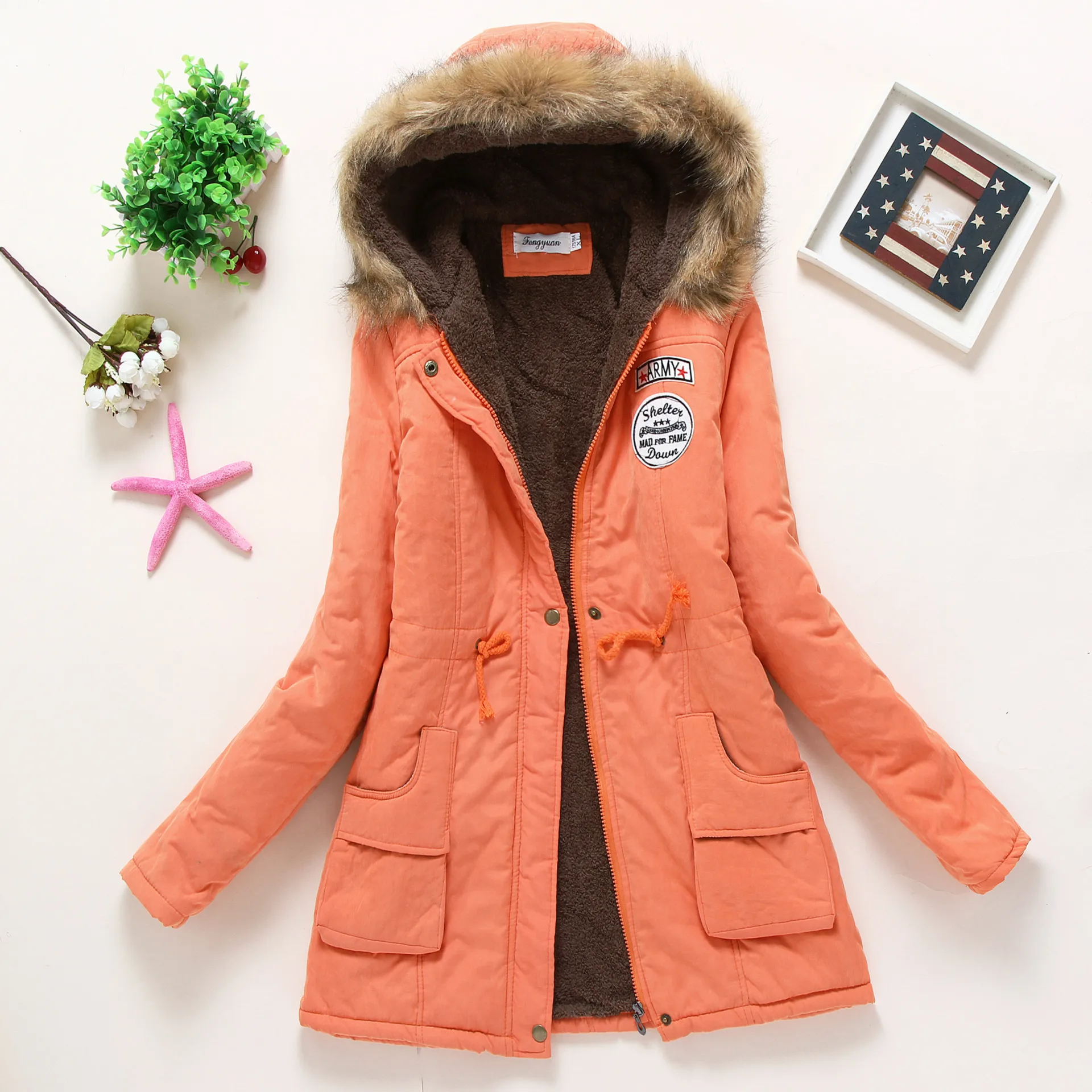 Spring Autumn Winter Jacket Women 2022 Thick Warm Hooded Parka Mujer Cotton Padded Coat 3XL Casual Slim Jacket Female