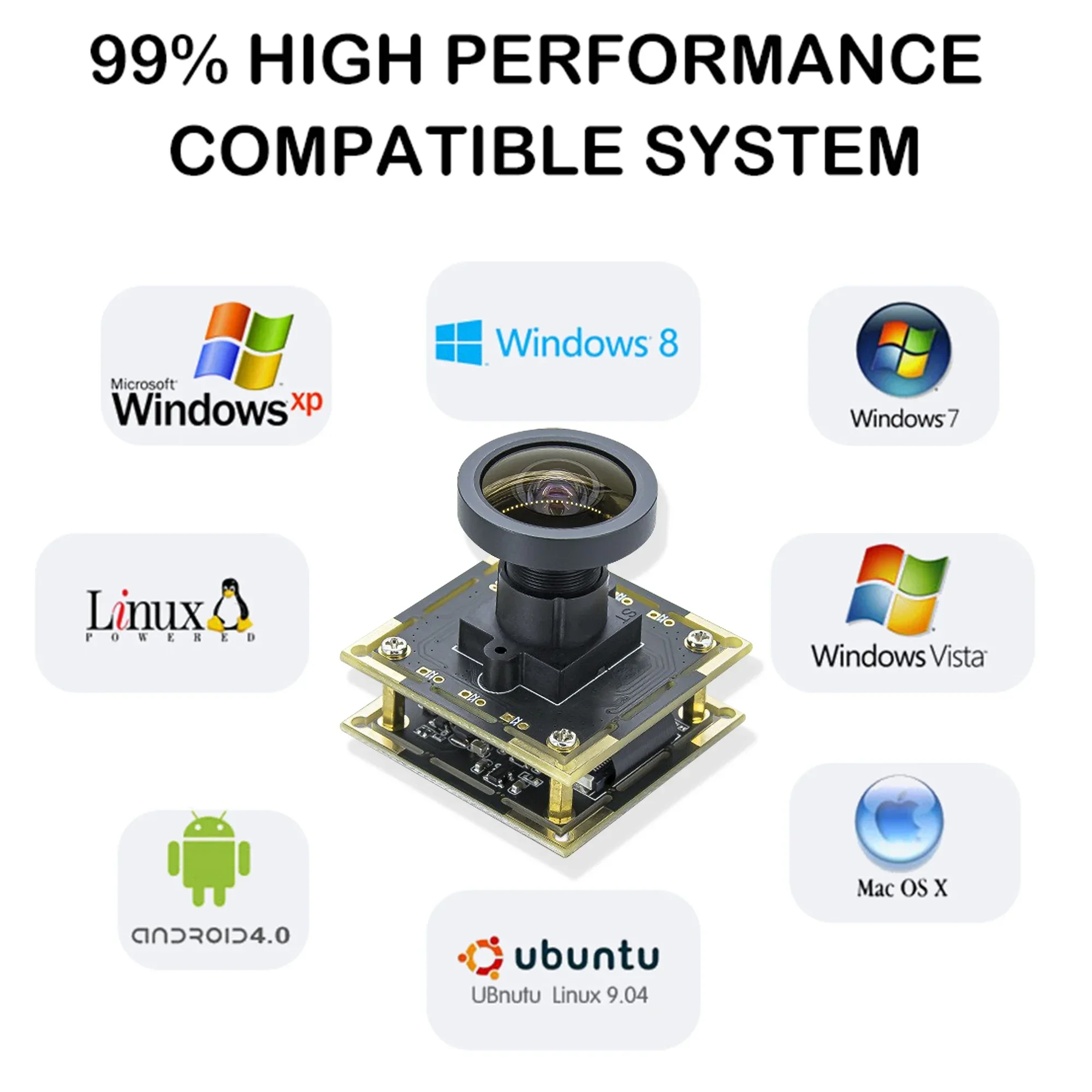 In stock Low-Illumination 8MP IMX678 HD CMOS Sensor Wide-Angle Lens 4K 30FPS High-Sensitivity USB Night Vision Camera Module view 6