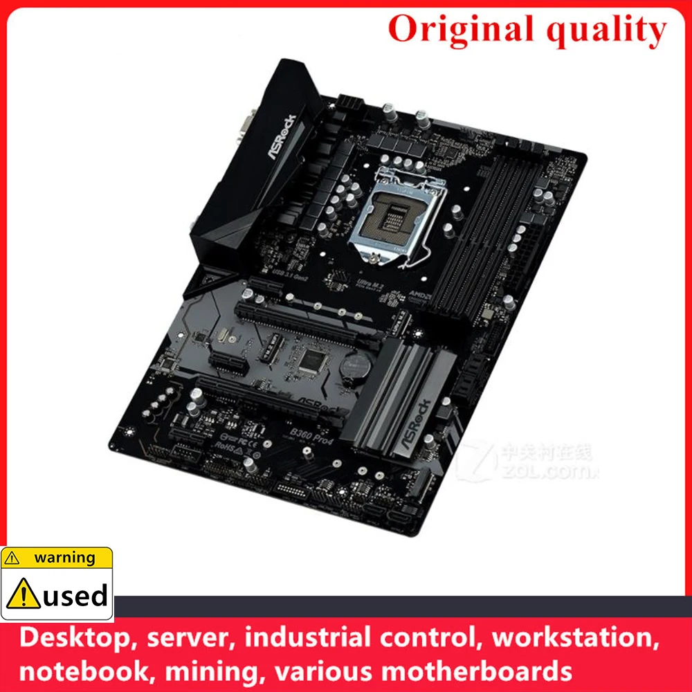 Imagem -02 - Placas-mãe Pro4 Lga 1151 Ddr4 64gb Atx para Intel B360 Desktop Mainboard Sata Iii Usb 3.0 Asrock-b360