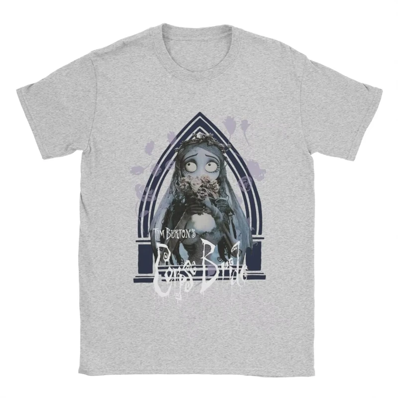 ديزني جثة العروس إميلي الورود والمذبح النساء الرجال كول القطن تي شيرت س الرقبة قصيرة الأكمام تي شيرت هدية فكرة الملابس #2