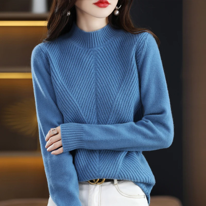 2022 autumn and winter cashmere sweater women\'s pullover fashion sweater casual knitted top cashmere women\'s sweater