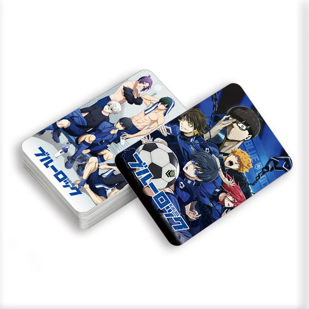 96Pcs/Set Blue Lock Lomo Card 60Pcs Mini Cards With 36Pcs Stickers Japanese Anime HD Photocard Fan Collection Cards
