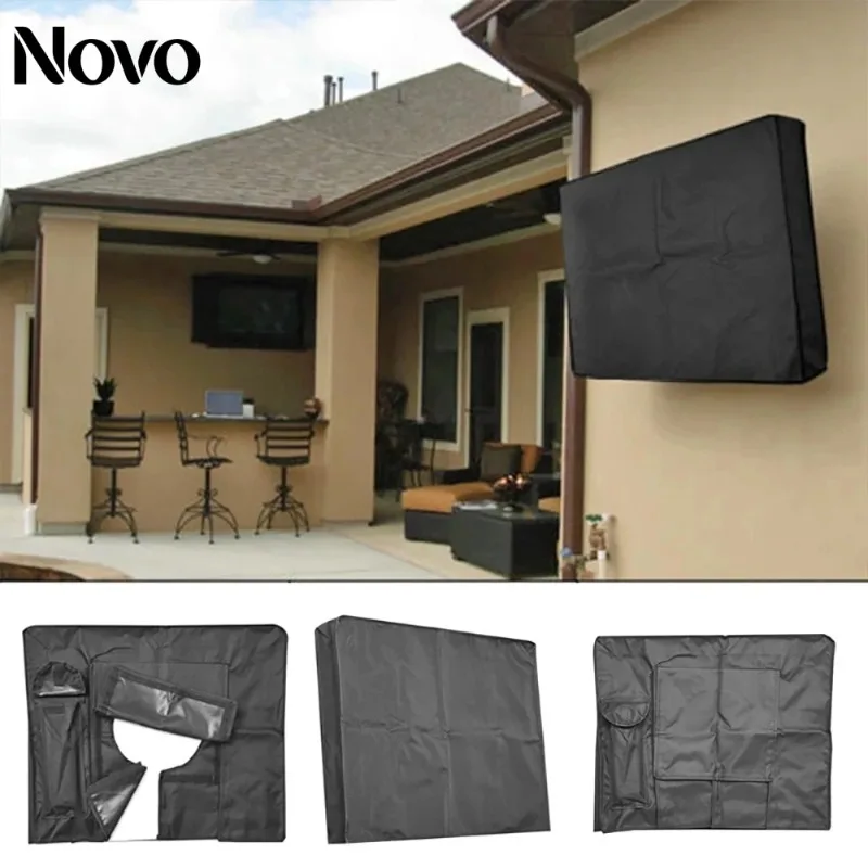 TV Protective Cover Dust Cover for LED LCD Smart TV Wall Mounted Television Screen Anti Dust Waterproof Oxford Fabric TV Cover