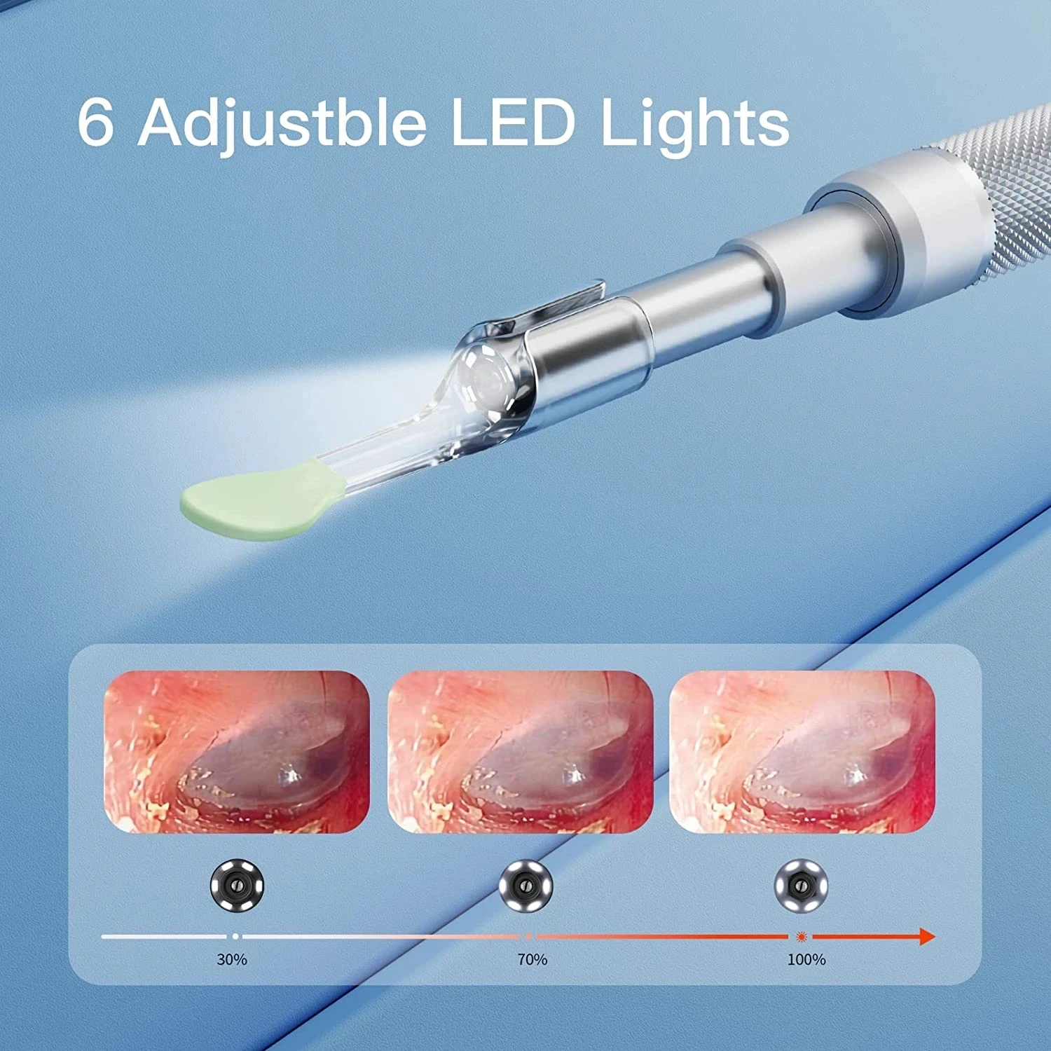 3.9 مللي متر 7 بوصة منظار الأذن الرقمي HD 1080P لتنظيف الأذنين الذكية البصرية الأذن المنتقى نوع-C شمع الأذن حفر الأذن الرعاية أدوات المنزل