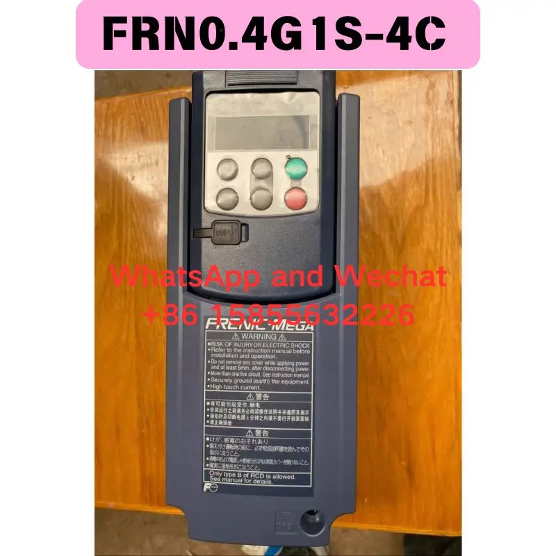 Brand new original and Used Frequency converter FRN0.4G1S-4C Functional test OK