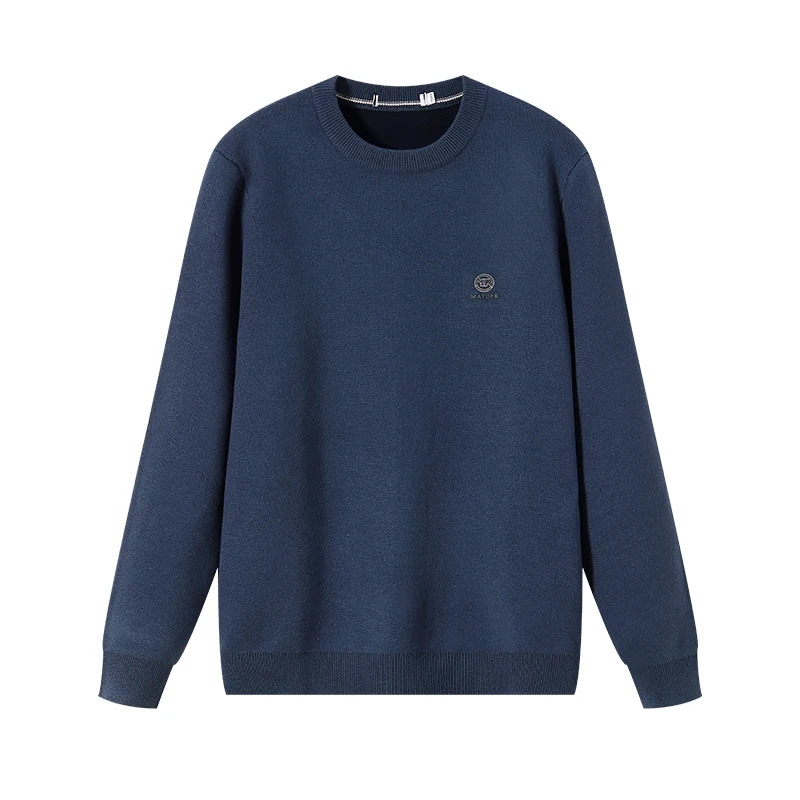 

Мужской трикотаж Homesi на подкладке Slim Fit Long Sve round Ne, модный и теплый для осенне-зимней повседневной одежды