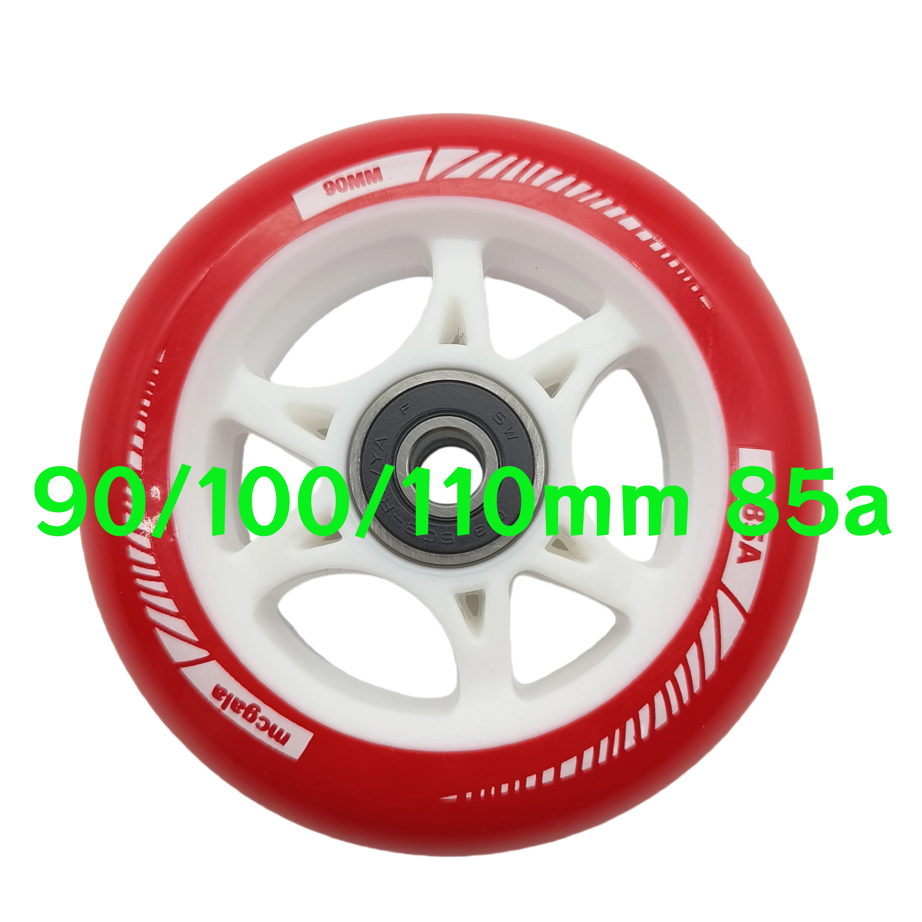 speed-skate-wheel-red-90mm-100mm-110mm-85a-pu-material-red-wheel-8wheels-lot
