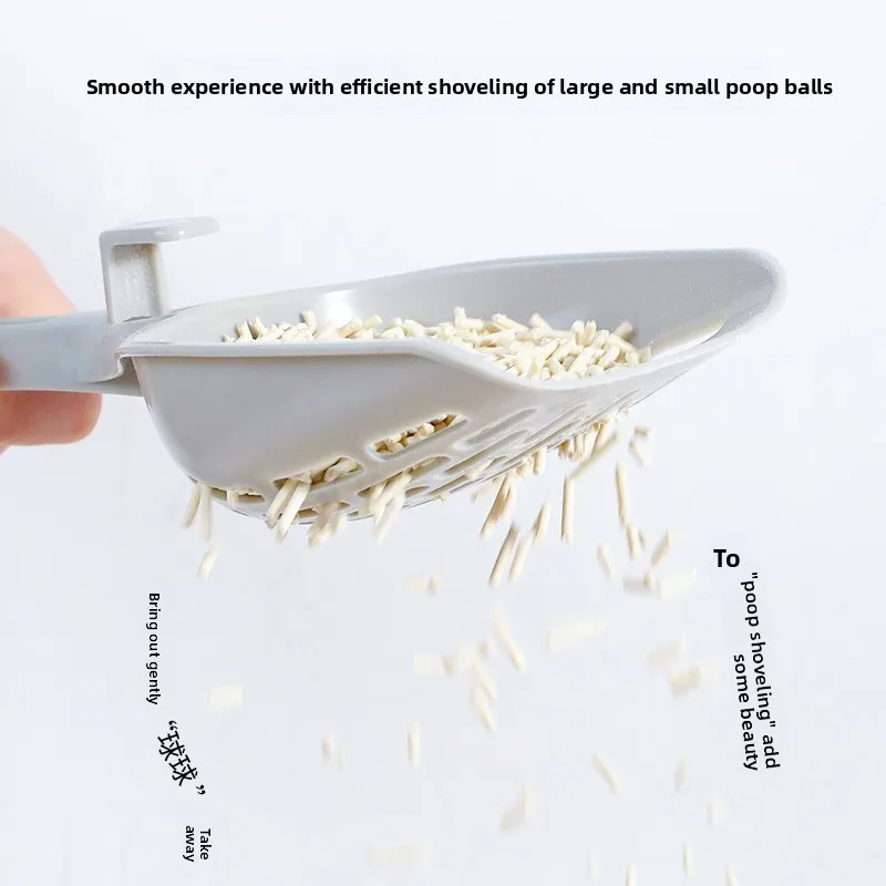 1/2/3pcs Durable Cat Litter Scoop Low Price Strong Plastic Grid Kitty Sand Shovel for Cleaning Pet Litter Box Multi Pack Option