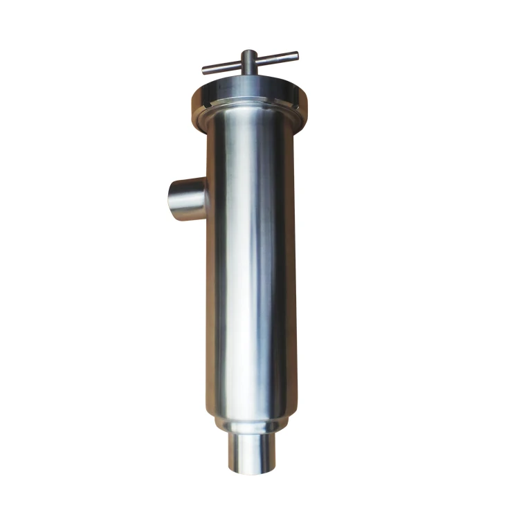 High Quality Straight Sanitary Stainless Steel  Cartridge  Filter Bag Tube Chemical Sand Water Pleated Cartridge  Filter Housing