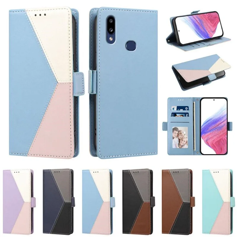 3D Leather Wallet Case For Samsung Galaxy A10 A10S A10E A20 A20S A20E A30 A30S A40 Stand Card Slot Magnetic Phone Flip Cover