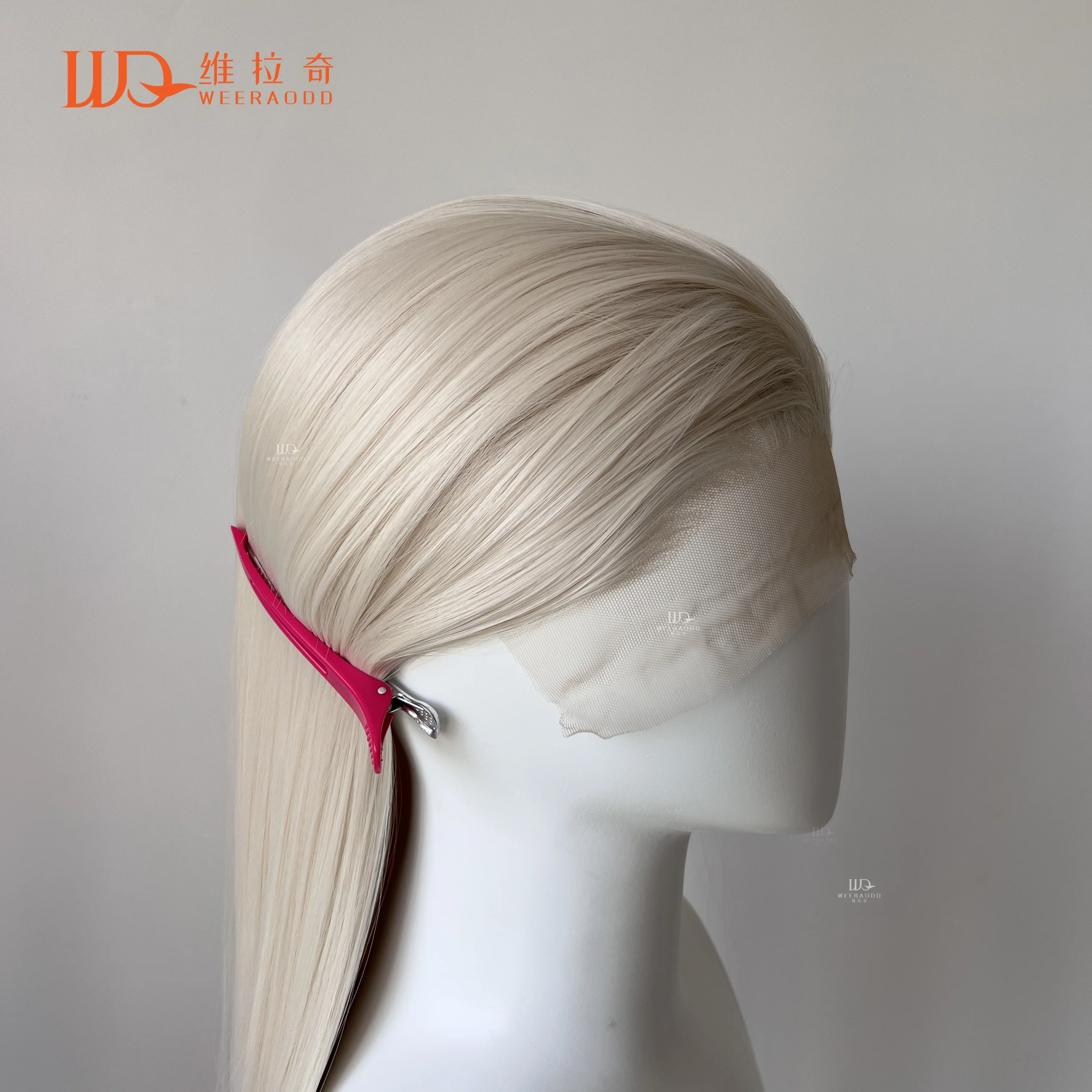 Platinum White Lace Front Wig for Women Long Straight 13*4 HD Lace Wigs Synthetic Wig for Cosplay peruca Women's wigs