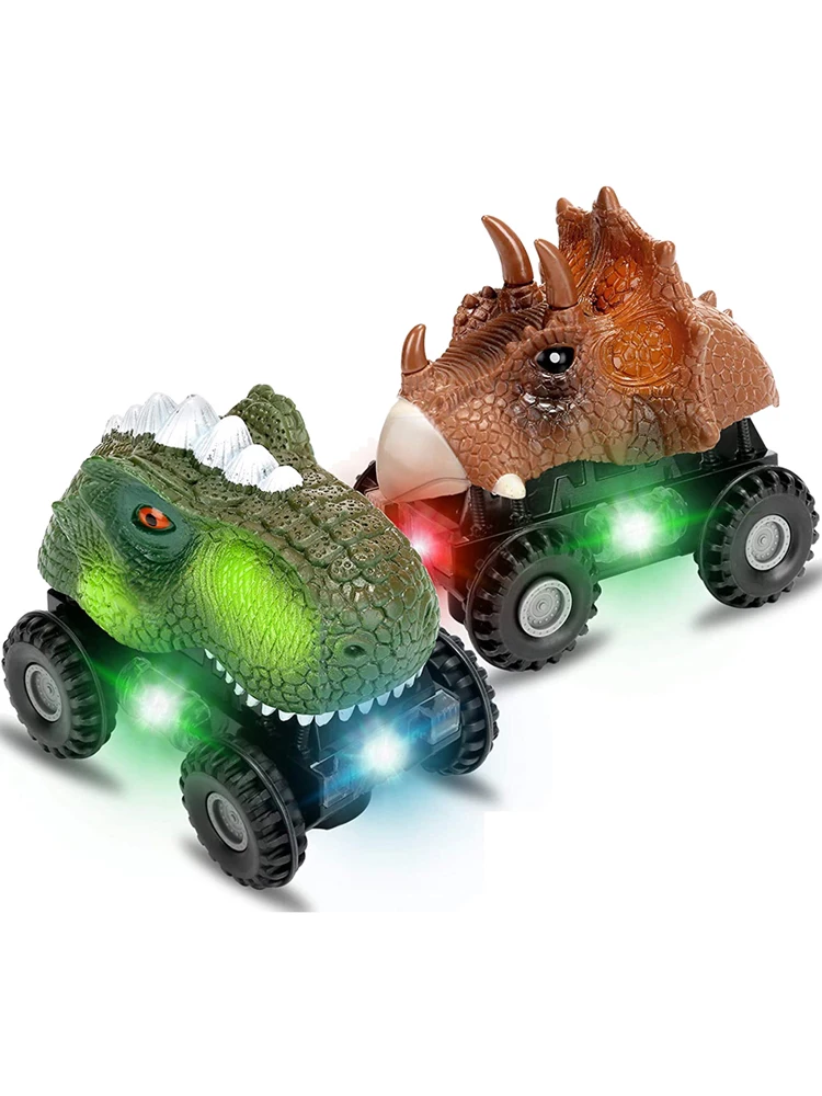 Jouet dinosaure pour enfants, voiture tyrannosaure rex, jouet électrique universel pour garçon, jeux interactifs, modèle de voiture, cadeau