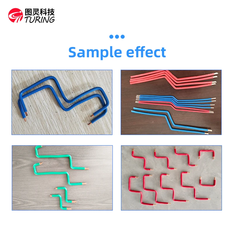 TR-880Z ماكينة كابلات قطاع الكمبيوتر الأوتوماتيكية ماكينة تجريد كابلات مزدوجة الجانب 35mm2 ماكينة ثني الأسلاك مع تجريد