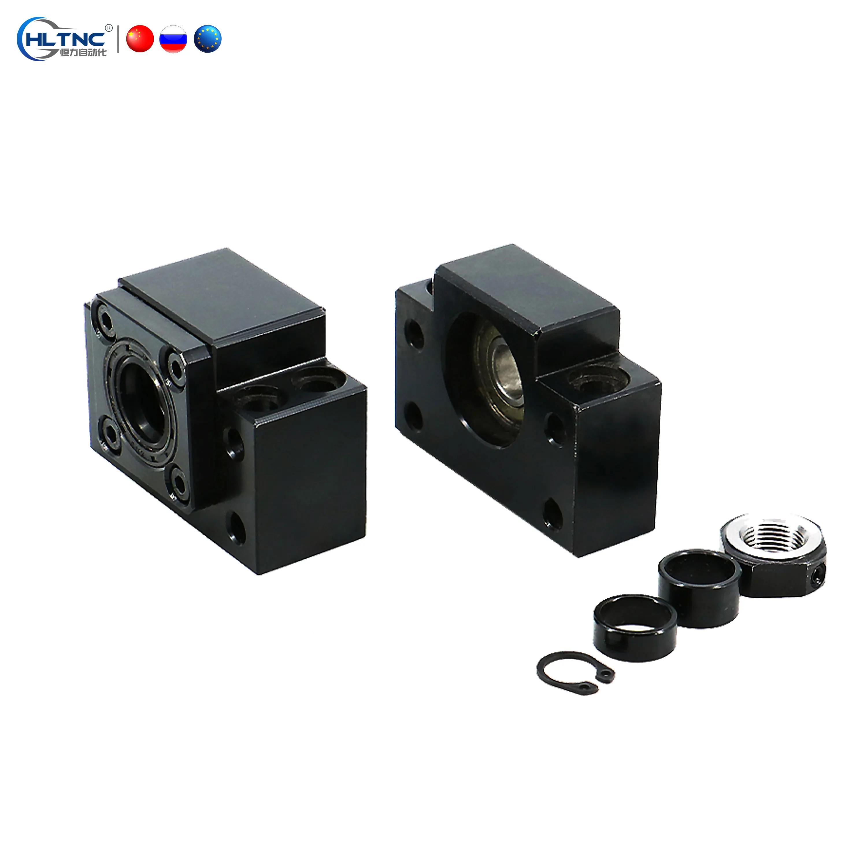 Novo 1 conjunto de suportes de extremidade de parafuso esférico BK + BF para SFU16 SFU20 SFU25 SFU32 SFU40 BKBF EKEF FKFF