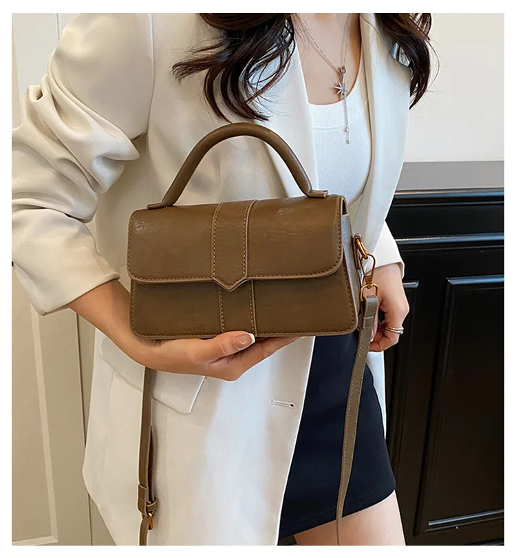 

2023 Новая роскошная сумка через плечо, маленькая квадратная сумка через плечо в стиле ретро с регулируемым ремешком, шикарная сумка для свиданий/вечеринки