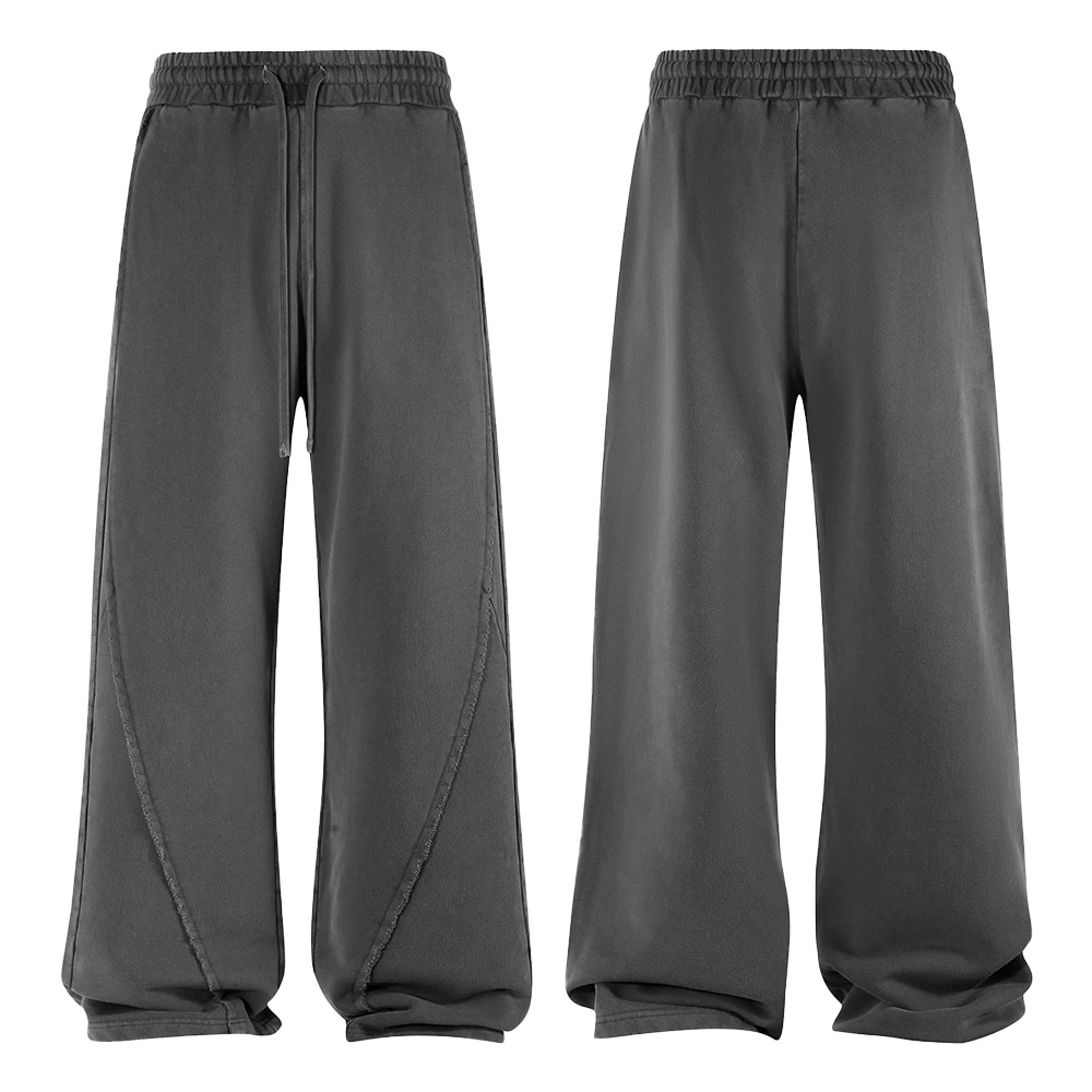 Streetwear Hip-hop Clothing Man Cotton Pants Casual Essentials Clothing Vintage high Street Style Oversized Baggy Sweatpants Man