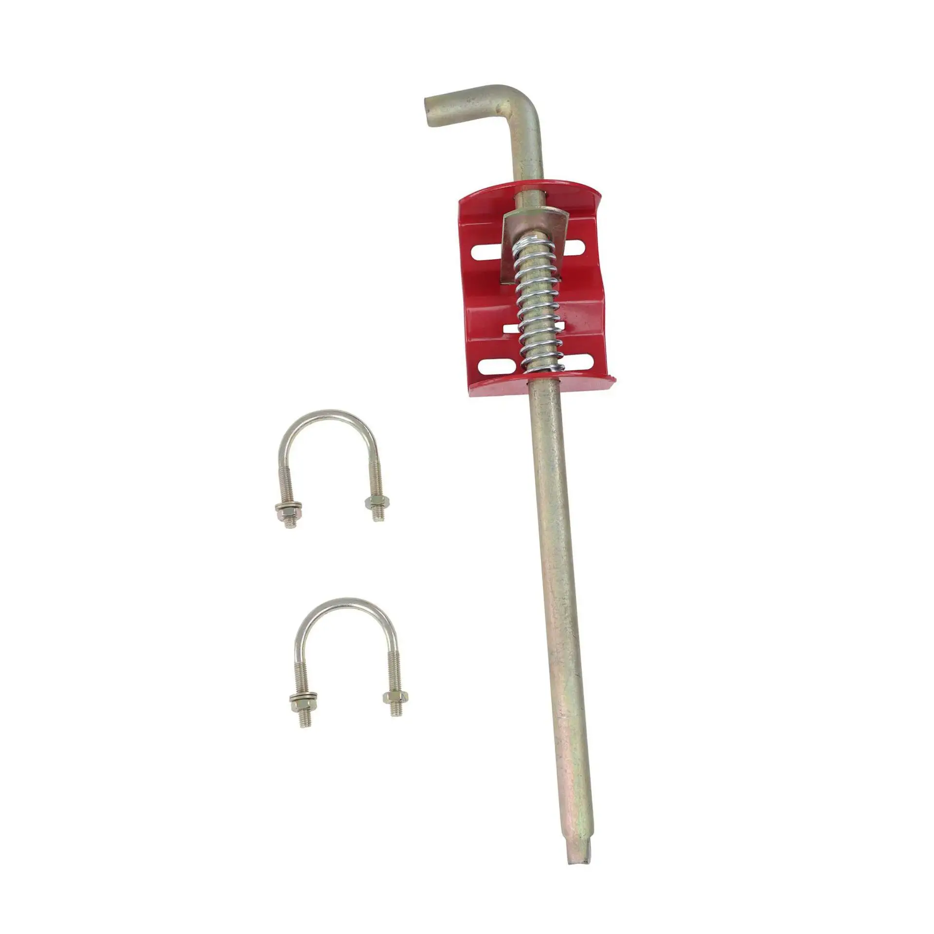 Farm Gate Anchor Cane Bolt 18in Easily Install Sturdy Farm Fence Latch for Tube